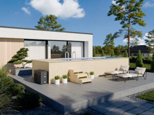 Basen Drewniany 680cm x 240cm