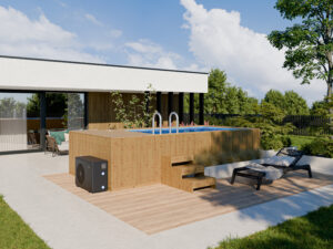 Basen Premium SPA z jacuzzi 485 x 235 cm