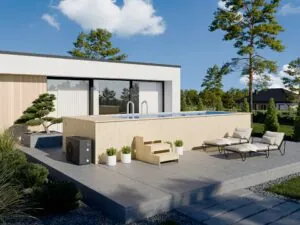 Basen Drewniany 680cm x 240cm